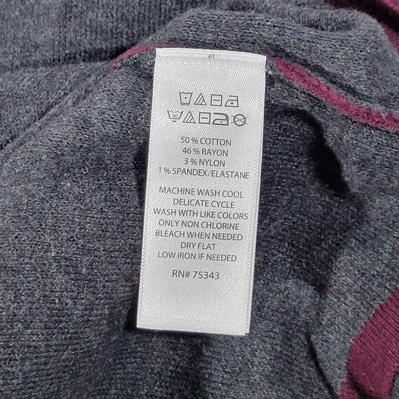 Nicole Miller‎ New York Burgundy Maroon Sweater Dress S NWT - Picture 8 of 9